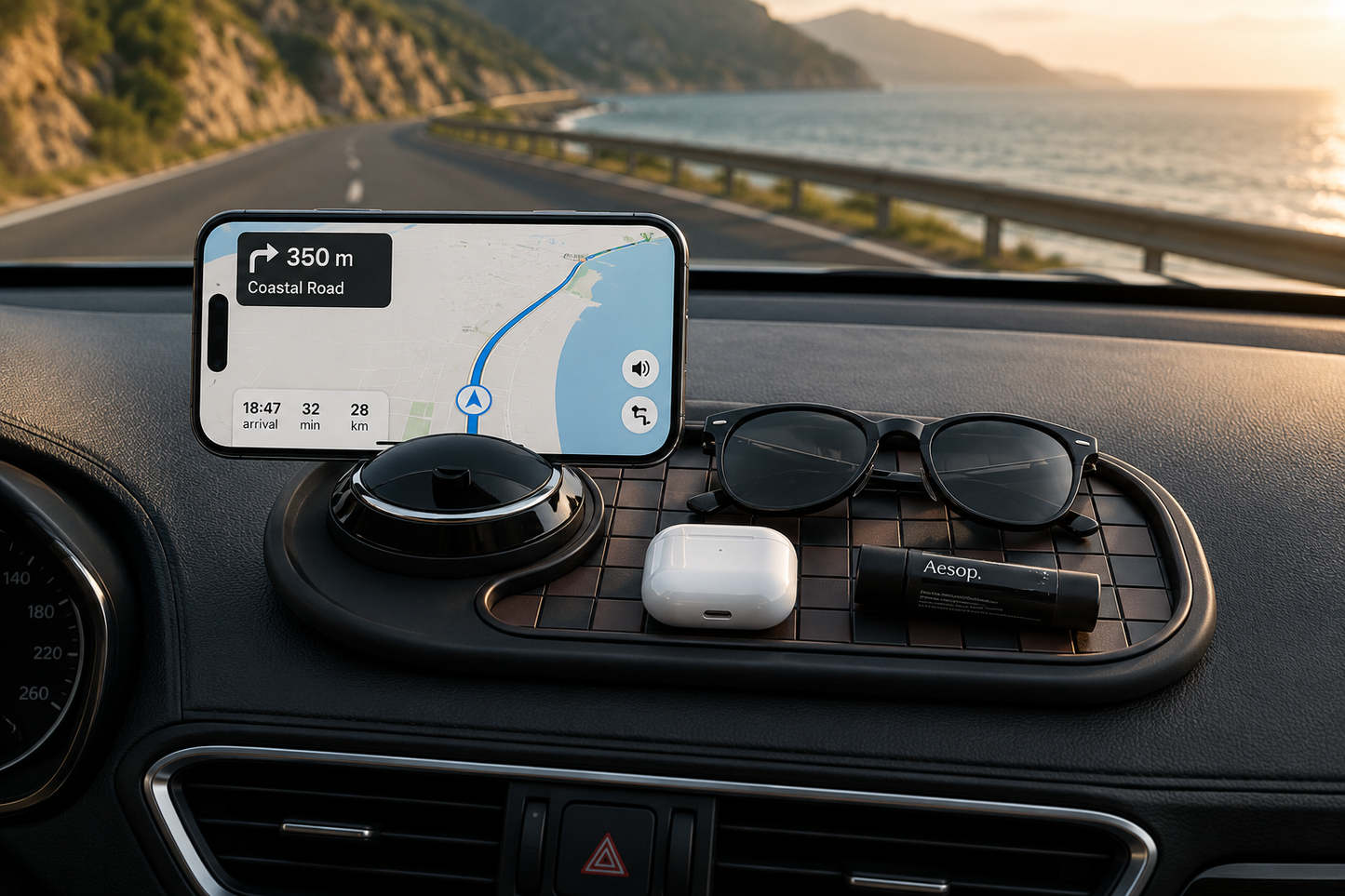 Support Téléphone antidérapant pour voiture